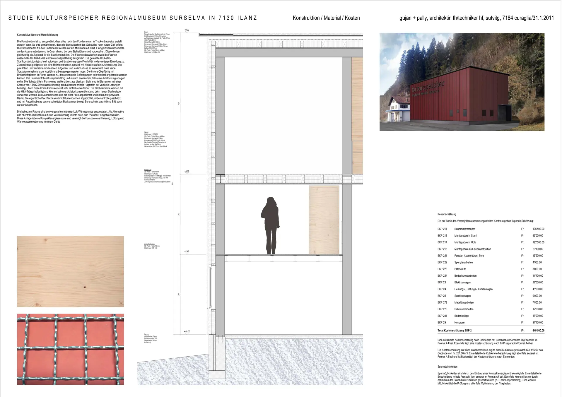 05_Kulturspeicher Museum Regiunal Surselva, Ilanz_Studie